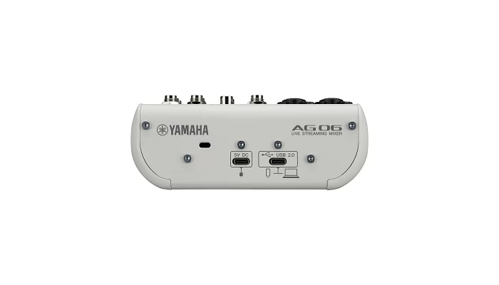 Микшерный пульт с аудиоинтерфейсом YAMAHA AG06MK2 (White), фото № 3