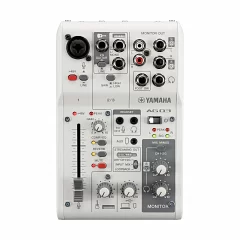 Мікшерний пульт з аудіоінтерфейсом YAMAHA AG03MK2 (White)
