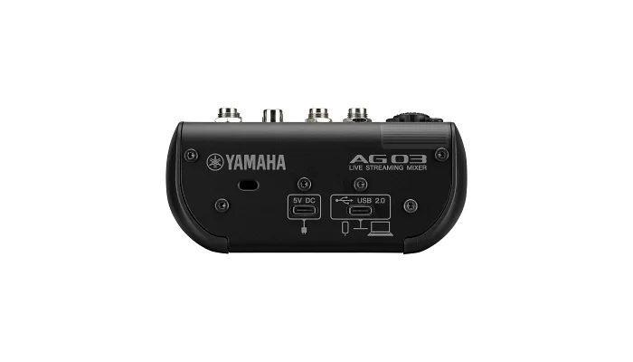 Микшерный пульт с аудиоинтерфейсом YAMAHA AG03MK2 (Black), фото № 3