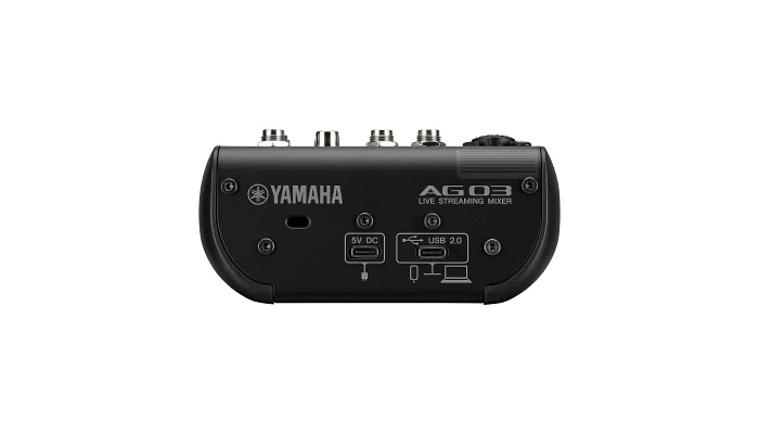 Мікшерний пульт з аудіоінтерфейсом YAMAHA AG03MK2 (Black), фото № 3