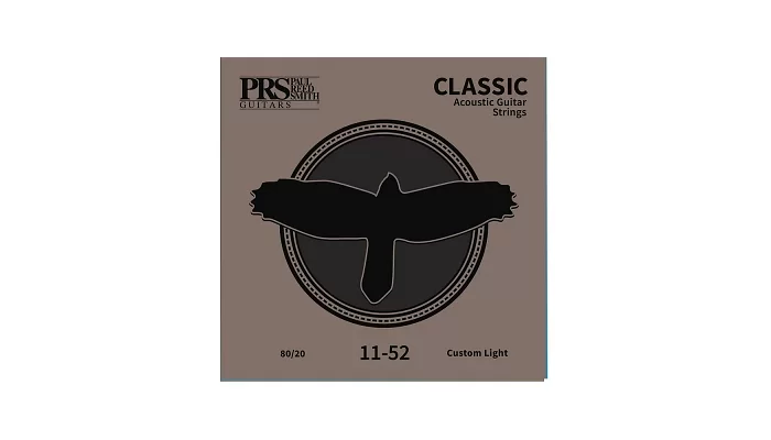 Струни для акустичної гітари PRS Classic Acoustic Strings, Custom Light 11-52
