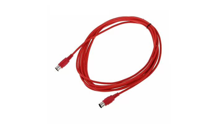 MIDI кабель Reloop MIDI cable  5.0 m red, фото № 1