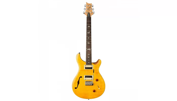 Электрогитара PRS SE Custom 22 Semi-Hollow (Santana Yellow), фото № 1