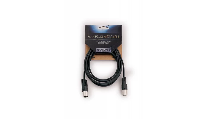 MIDI-кабель  ROCKBOARD RBO CAB MD FX 200 BK RockBoard FlaX Plug MIDI Cable, 200 cm, фото № 1