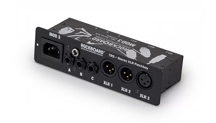 Патч-панель для педалборда ROCKBOARD MOD 3 V2 All-in-One TRS & XLR Patchbay for Vocalists & Acoustic, фото № 1