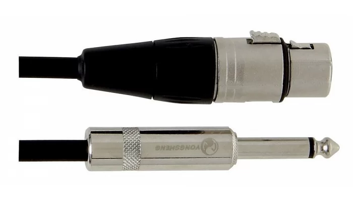Микрофонный кабель Jack 6,3mm-XLRf ALPHA AUDIO Pro Line 190.585 9m