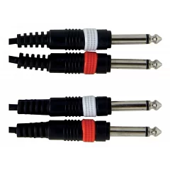 Межблочный кабель 2xmonoJack 6,3mm-2xmonoJack 6,3mm ALPHA AUDIO Basic 190.180 6m