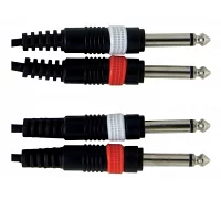 Межблочный кабель 2xmonoJack 6,3mm-2xmonoJack 6,3mm ALPHA AUDIO Basic 190.175 3m