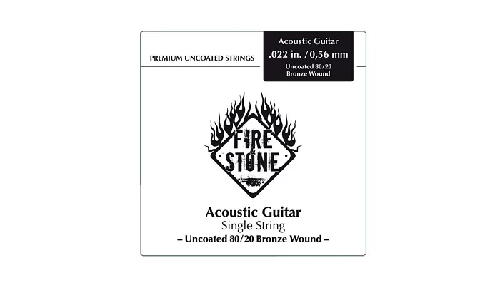 Струна для акустической гитары Fire&Stone 80/20 Bronze Single String .047