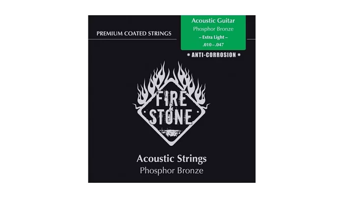 Струны для акустической гитары Fire&Stone Set Phosphor Bronze Extra light