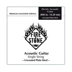 Струна для акустичної гітари Fire&Stone Single String .017