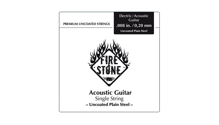 Струна для акустичної гітари Fire&Stone Single String .017