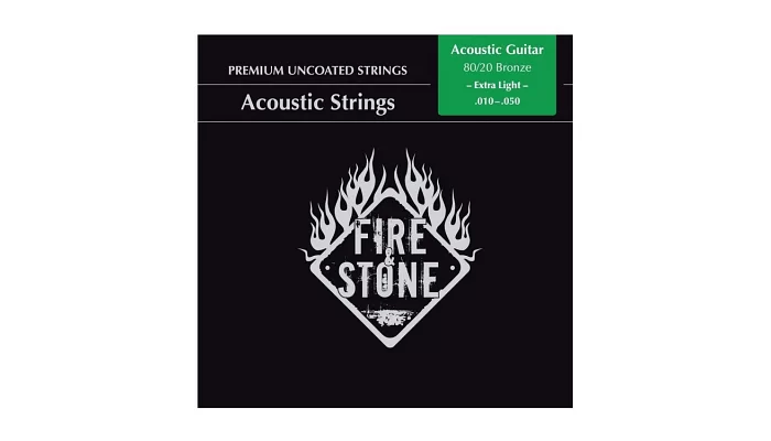Струны для акустической гитары Fire&Stone 80/20 Bronze Extra light