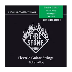 Струни для електрогітари Fire&Stone Nickel Alloy Coated Extra Light