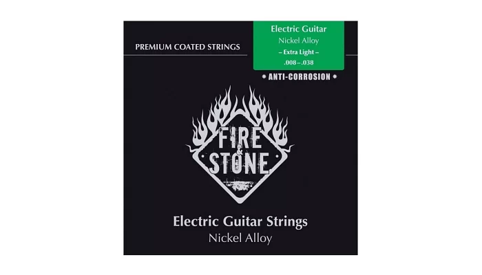 Струни для електрогітари Fire&Stone Nickel Alloy Coated Extra Light