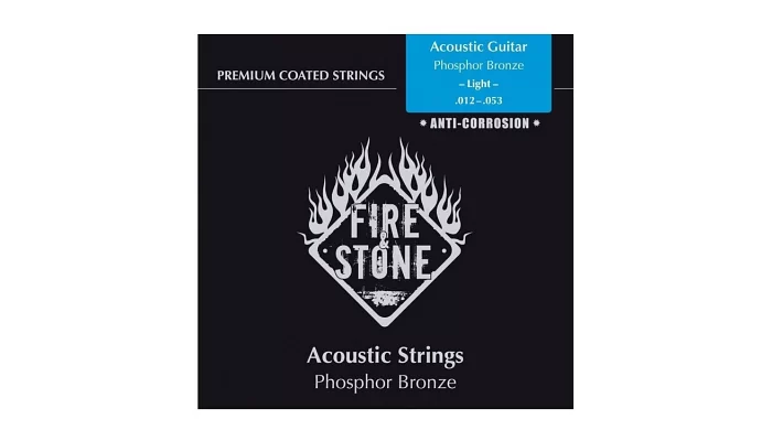 Струни для акустичної гітари Fire&Stone Set Phosphor Bronze Light