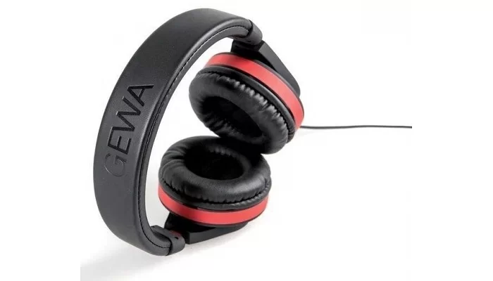 Накладные наушники GEWA Headphones HP six P/U 20 Black/Red