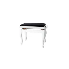 Банкетка для клавишных инструментов GEWA Deluxe Classic White high gloss