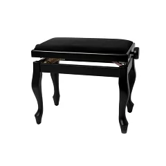 Банкетка для клавішних інструментів GEWA Piano bench Deluxe Classic Black