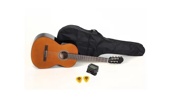 Класична гітара GEWA pure VGS Basic 4/4 Walnut Brown (з чохлом, тюнером та медіатором), фото № 2