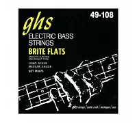 Струни для бас-гітари GHS M3075 (49-108 Brite Flats Electric Bass)