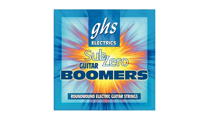 Струны для электрогитары GHS Sub-Zero Boomers Custom Light (0.09 - 0.46) CR-GBCL