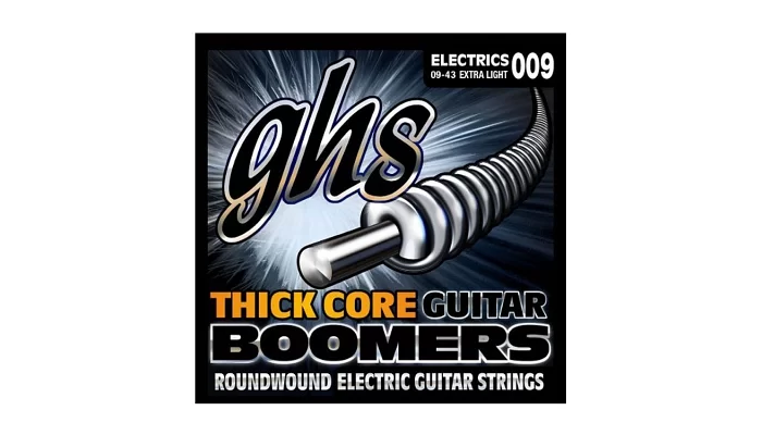 Струны для электрогитары GHS HC-GBXL (9-43 Thick Core Boomers)