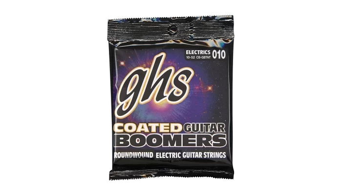 Струни для електрогітари GHS CB-GBTNT Coated Boomers 0.10-0.52 (з захисним покриттям)