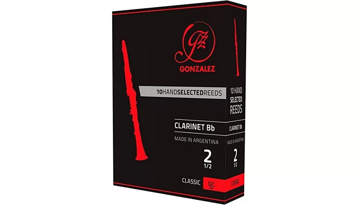 Трость для кларнета Gonzalez Bb Clarinet Classic 2 1/2, фото № 1