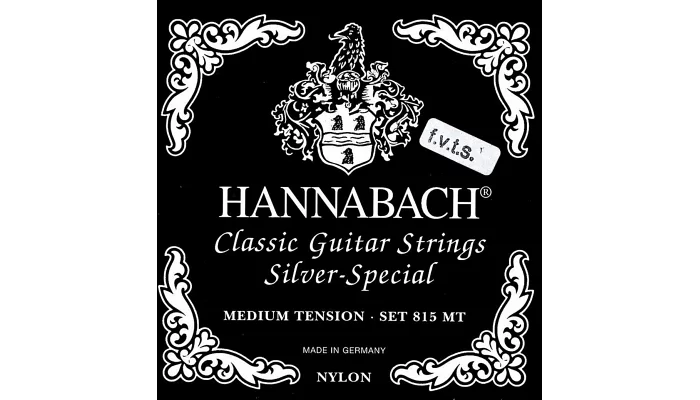 Струны для классической гитары Hannabach 815 FМT (Medium)