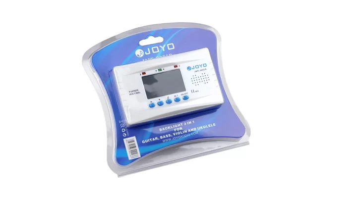 Тюнер JOYO JMT-9001B 3in1 Tuner White, фото № 4