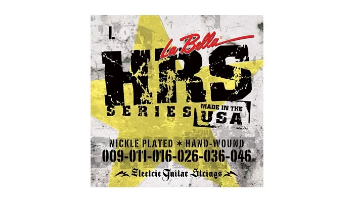 Струны для электрогитары La Bella HRS-L Nickel-Plated Round Wound – Light 09-46