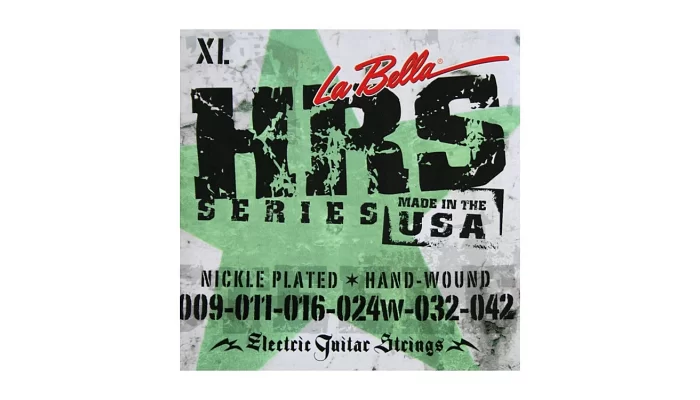 Струны для электрогитары La Bella HRS-XL Nickel-Plated Round Wound – Extra Light 09-42