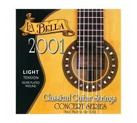 Струни для класичної гітари La Bella 2001 Classical – Light Tension