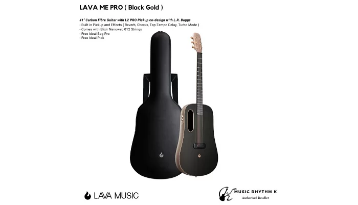 Трансакустична гітара Lava ME Pro Gold, фото № 5