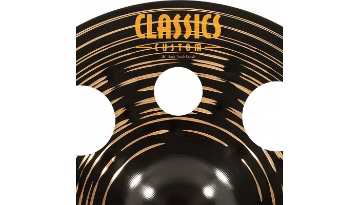 Тарілка для барабанів 16" Meinl CC16DATRC Classics Custom 16 Dark Crash, фото № 6
