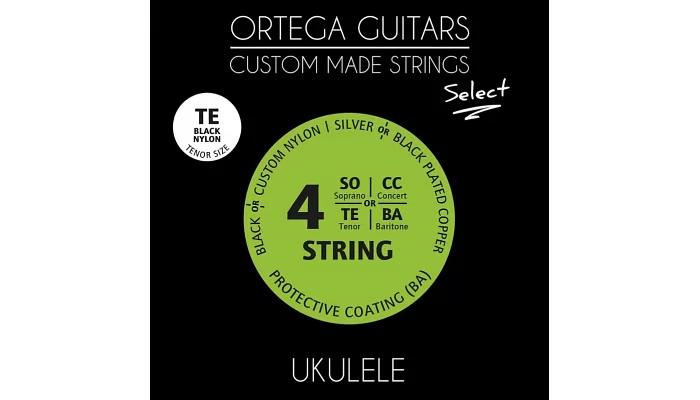 Струни для укулеле тенор Ortega UKSBK-TE, фото № 1