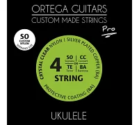 Струны для укулеле сопрано Ortega UKP-SO