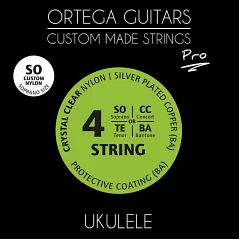 Струны для укулеле сопрано Ortega UKP-SO