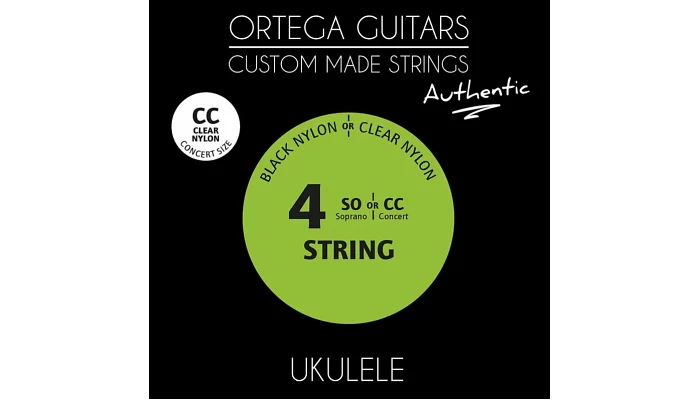 Струны для укулеле концерт Ortega UKA-CC, фото № 1