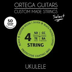 Струни для укулеле сопрано Ortega UKS-SO