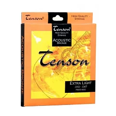 Струны для акустической гитары Tenson Acoustic Bronze Extra Light