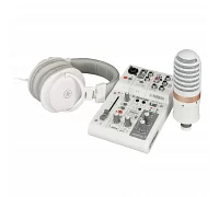 Комплект звукозапису YAMAHA AG03MK2 LSPK Live Streaming Pack (White)