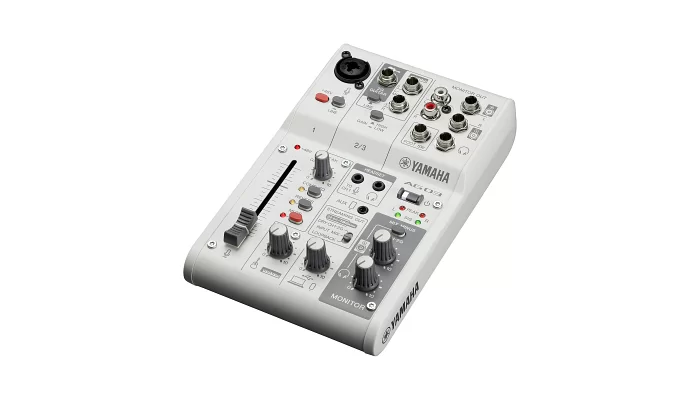 Комплект звукозапису YAMAHA AG03MK2 LSPK Live Streaming Pack (White), фото № 3