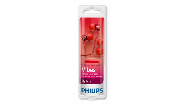 Вакуумные наушники Philips SHE3705[Red (SHE3705RD)], фото № 4