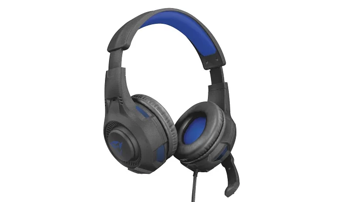 Гарнитура игровая Trust GXT 307B Ravu Gaming Headset for PS4 3.5mm BLUE, фото № 1
