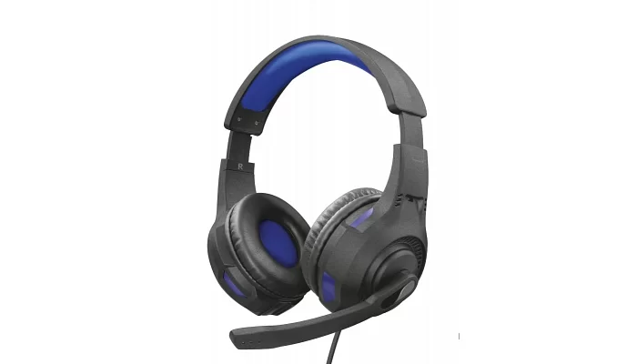 Гарнитура игровая Trust GXT 307B Ravu Gaming Headset for PS4 3.5mm BLUE, фото № 2