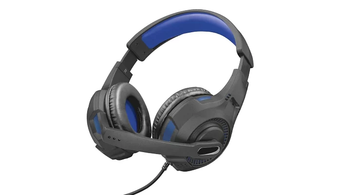 Гарнитура игровая Trust GXT 307B Ravu Gaming Headset for PS4 3.5mm BLUE, фото № 3