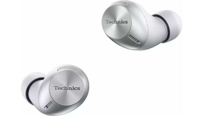 Бездротові вакуумні навушники Technics EAH-AZ40G-S TWS JustMyVoice™ IPX4 Silver, фото № 7
