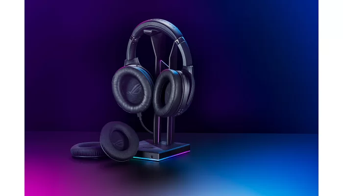 Гарнітура ігрова ASUS ROG FUSION II 500 USB RGB Black, фото № 4